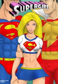 Helen Parr (Incredibles Elastigirl) Gangbang by Supergirl &amp; Wonder Woman (futa, japanese)